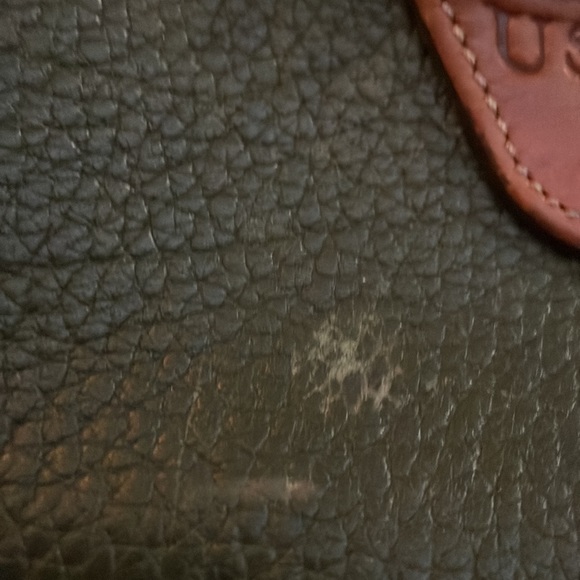 Dooney & Bourke Vintage Spectator Bag in Fir Green and Tan Leather - Picture 5 of 17